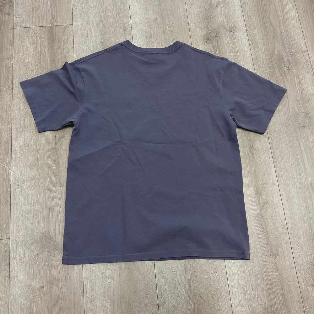 Dior Flower Logo Blue Tee T Shirt Size Large L SF